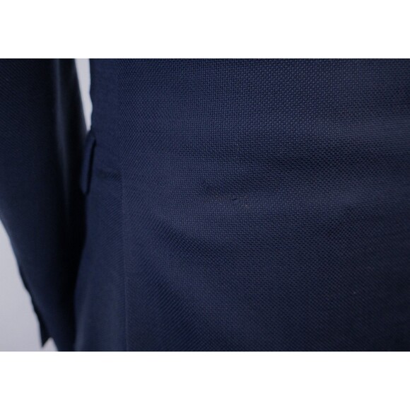Michael Kors Sport Coat Jacket Blazer Navy Blue Sz 36R Wool Two Button Casual - Picture 9 of 15